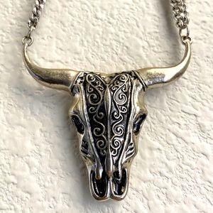 Cow Skull Necklace